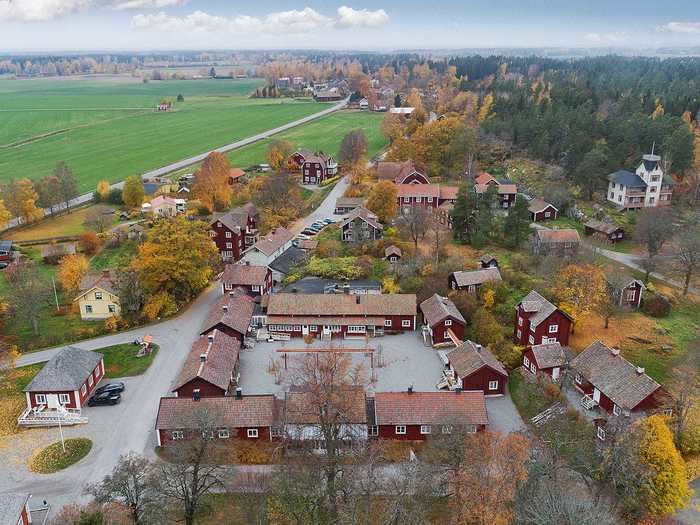 A 320-year-old Swedish village is up for sale, accepting bids in the range of $7 million USD.