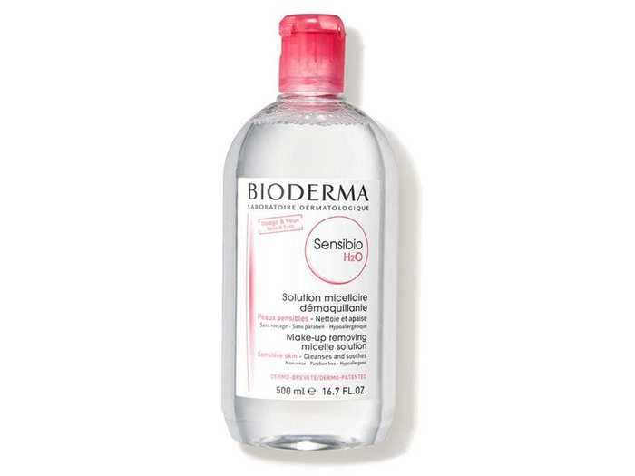 A micellar water that cleanses skin, removes makeup, and respects your skin