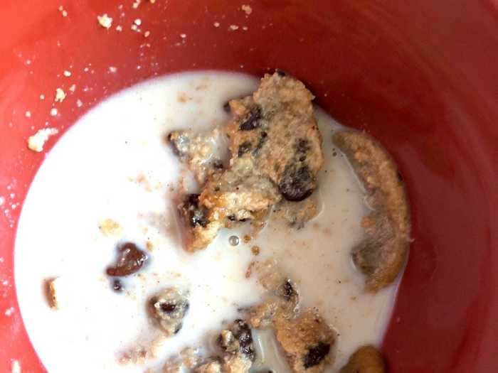 But my favorite part of homemade cookie cereal was how good it made the milk taste.