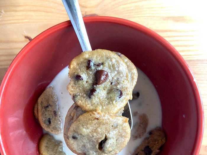 Then I took my first bite, closing my eyes as I savored the familiar and comforting taste. Milk and cookies, I realized, really are a match made in heaven.