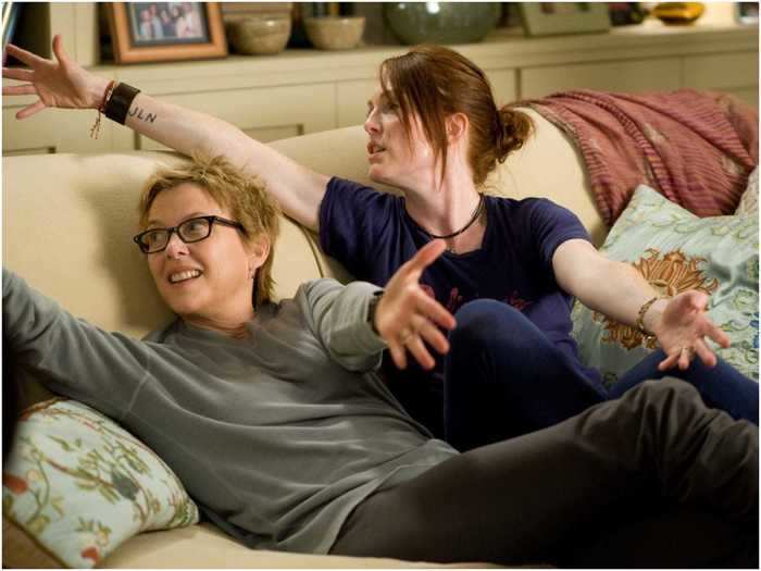 Julianne Moore and Annette Bening played Jules and Nic in 2010