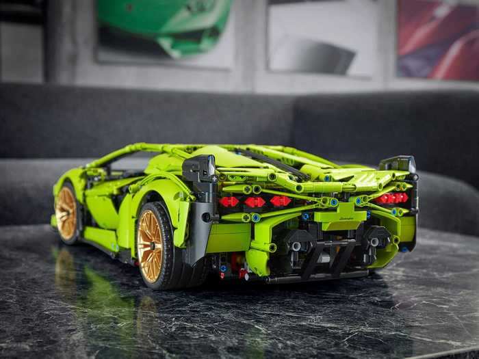 Lamborghini only made 63 Siáns; the Lego version will hopefully be more common.