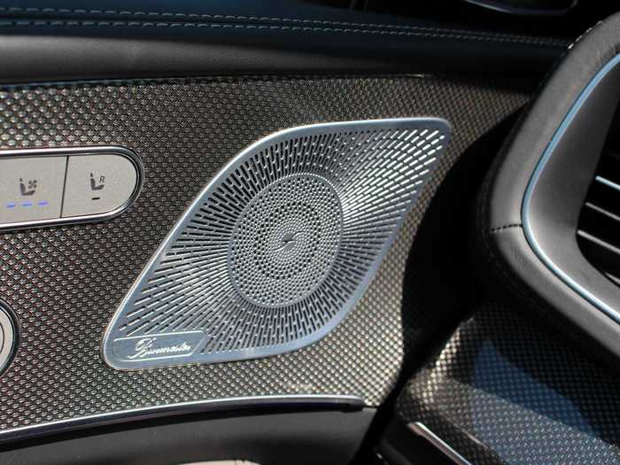 The Burmester audio system is among the highest of the high-end options in the industry. It