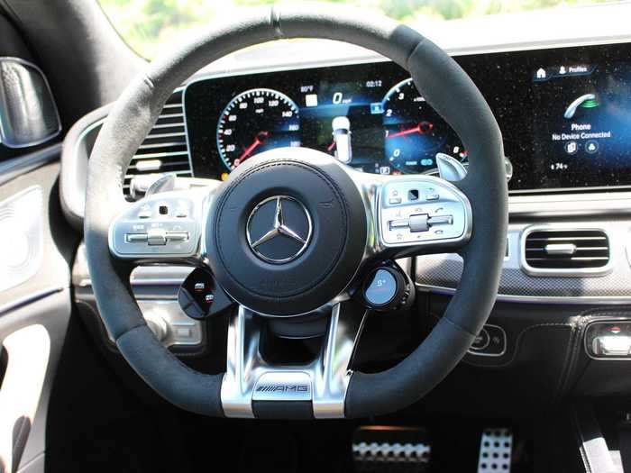 The special AMG steering wheel is $600.