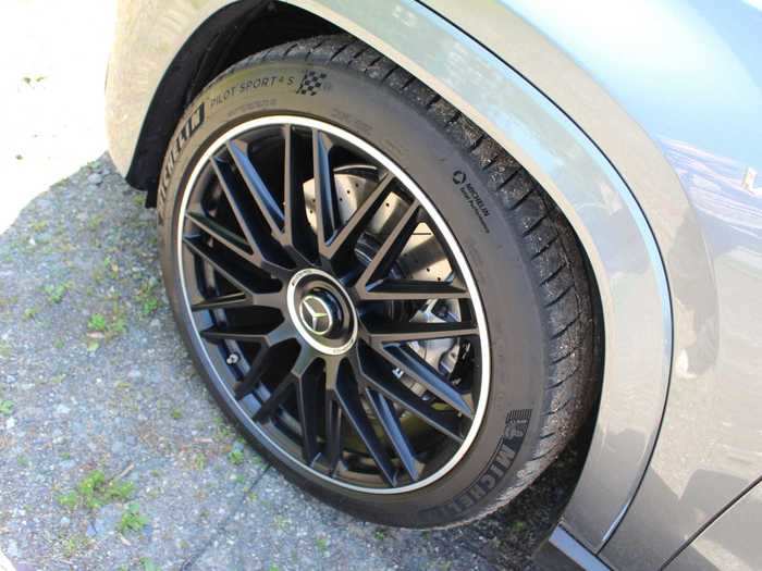 My Mercedes-AMG GLS 63 wore sticky Michelin Pilot Sport 4 rubber, all the way around.