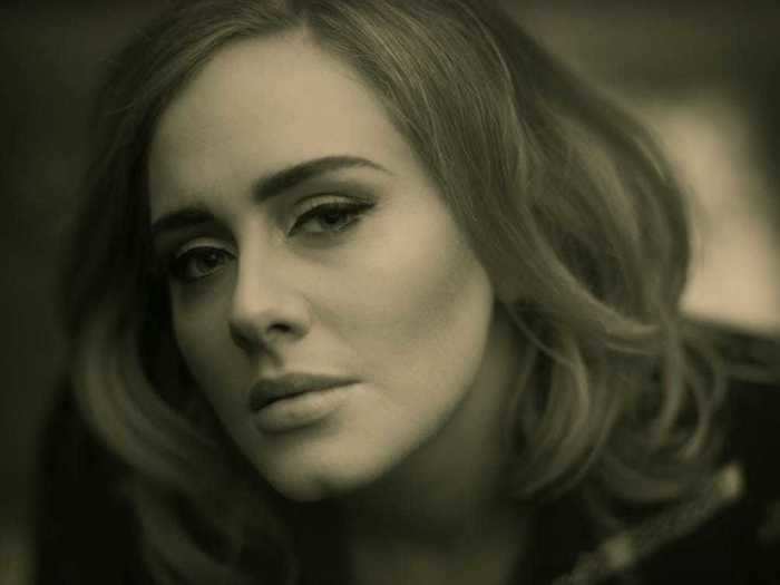 January 2016: The music video for Adele