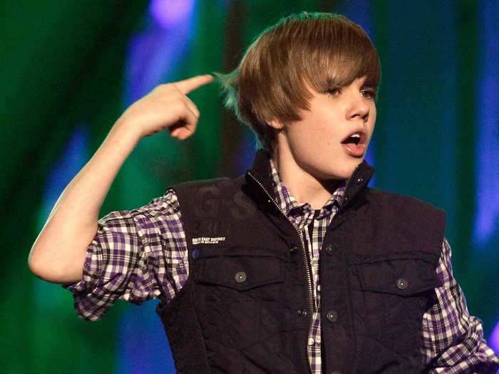 April 2009: Usher introduces 15-year-old Justin Bieber to the world via a video on YouTube. Bieber would release his music video for "Baby" the following year, and it remains one of the most-disliked videos on all of YouTube.