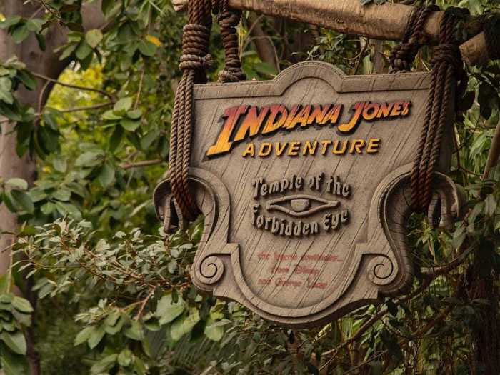 Disneyland created a whole new alphabet for the Indiana Jones ride.