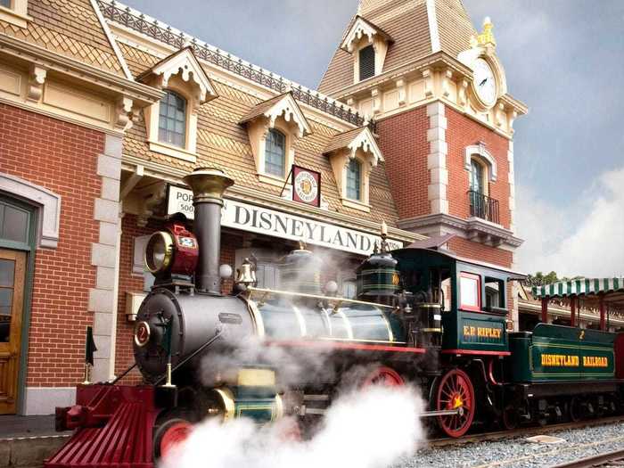 One of the original Disneyland train cars was named for Walt Disney