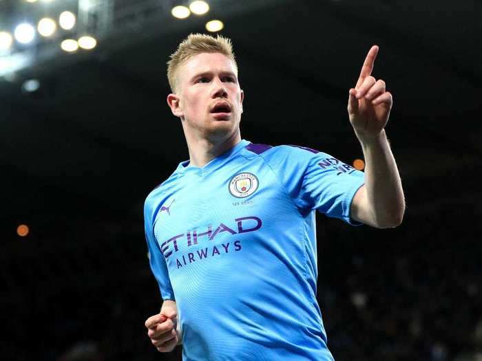 Center Midfield — Kevin de Bruyne, Manchester City