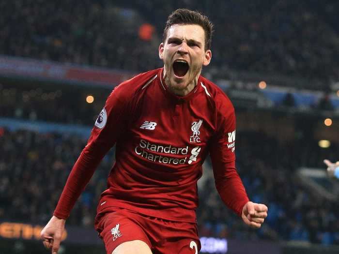 Left Back — Andrew Robertson, Liverpool FC