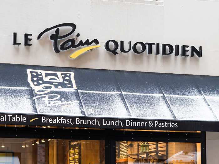 Le Pain Quotidien: up to 63 out of 98 restaurants