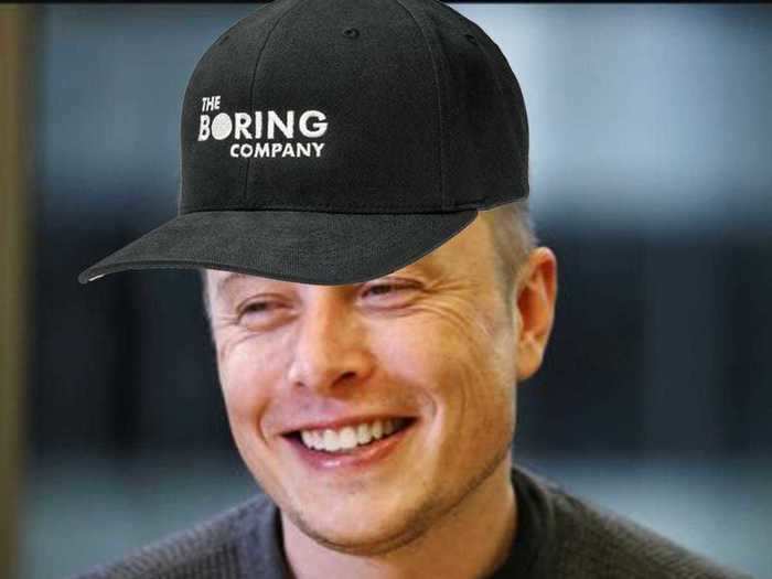 Boring Company hats, raising $1 million for Musk