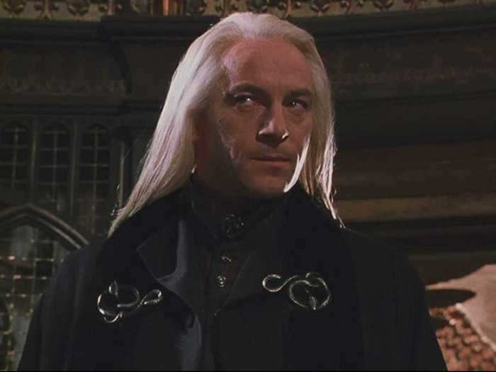 Jason Isaacs played Lucius Malfoy.