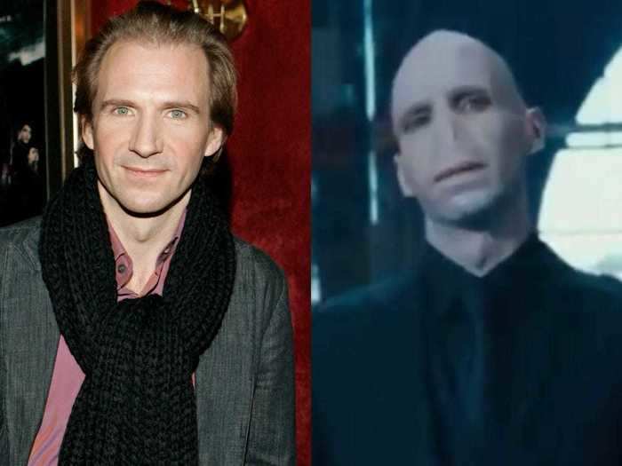 Ralph Fiennes played He Who Must Not Be Named, Lord Voldemort.