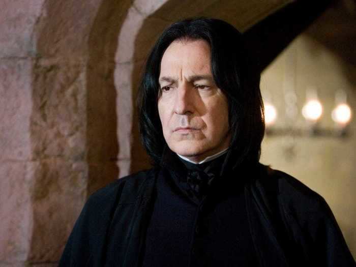 Alan Rickman was Professor Severus Snape.