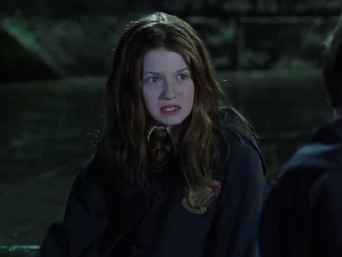 Wright played Ginny Weasley.