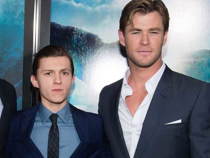 Prior to joining the MCU, Holland actually knew Chris Hemsworth from a film they worked on together.