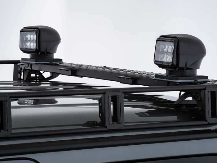 … roof rails for auxiliary lights and sirens…