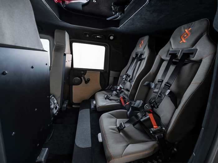 Plus, the Mission comes with special seats — complete with five-point seat belts — that are meant to accommodate protection vests.