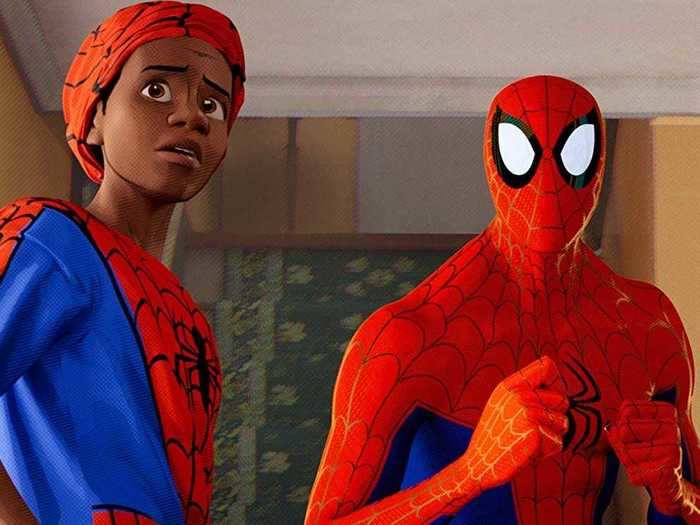 "Spider-Man: Into the Spider-Verse" (2018) has a nearly perfect score from critics.