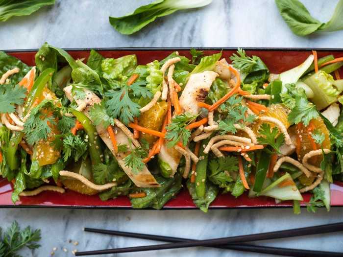 "Chinese" or "Asian" salads are an American invention.