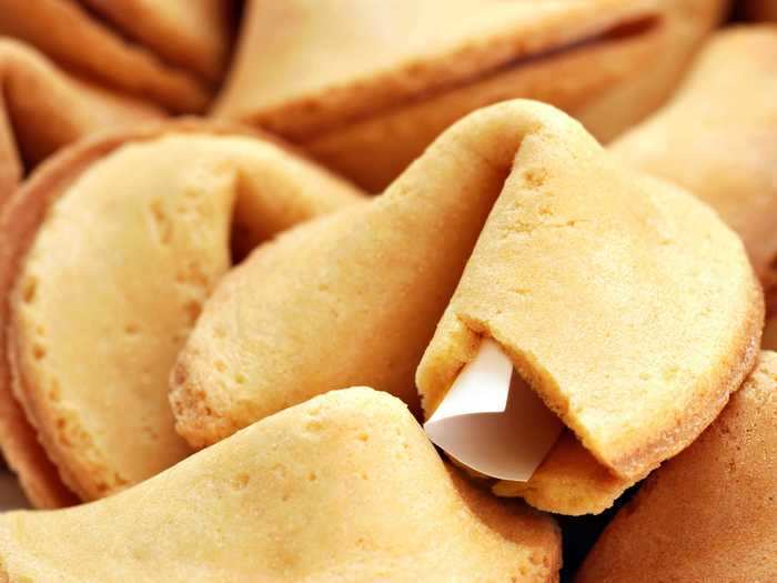 Fortune cookies are from Japan but were popularized in America.