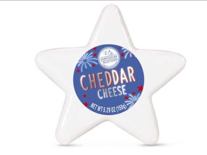 Enjoy a nice picnic featuring the Emporium Selection stars and stripes cheese assortment.