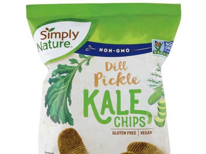 Simply Nature kale chips put a lighter spin on snacking.