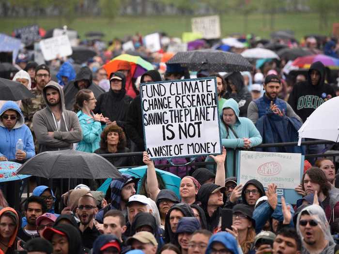 The March for Science was held in the United States April 22, 2017. Protests advocated for environmental protection and sustainability.