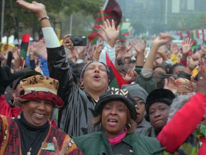 The Million Woman March in Philadelphia, Pennsylvania, was on October 25, 1997. Its aim was for unity in black communities and among black women.