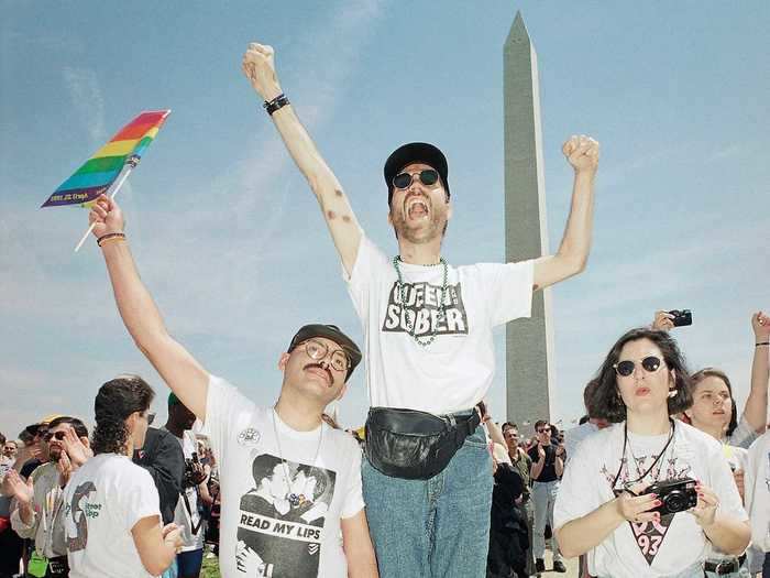 The March on Washington for Lesbian, Gay, and Bi Equal Rights and Liberation was on April 25, 1993.