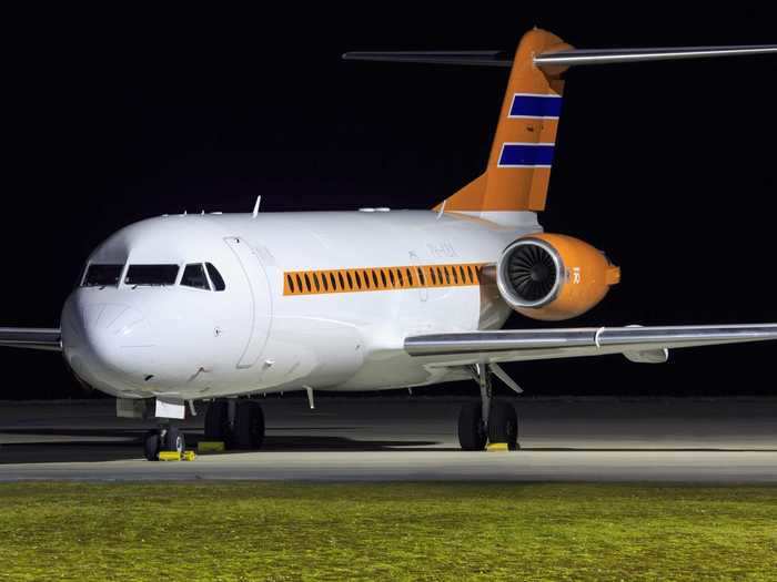 It replaced this Fokker 70, which Willem-Alexander also flew. The public found out in 2017 that in addition to flying this government jet, the king would moonlight as a KLM co-pilot flying the Fokker 70.