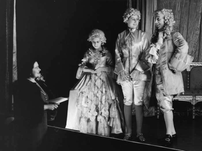 Royals used to put on Christmas pantomimes for the holidays.