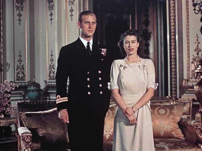 She got engaged to Philip Mountbatten in 1947.