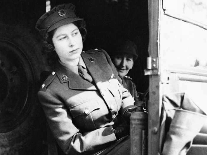 Queen Elizabeth was a truck mechanic and driver for the Auxiliary Territorial Service, a women