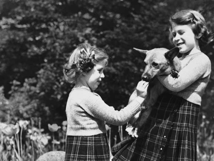 She and her sister, Princess Margaret, enjoyed playing with them and feeding them treats.