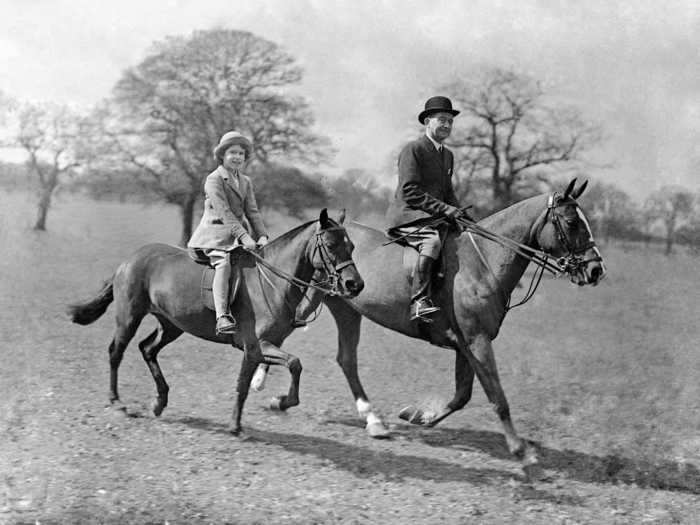 Queen Elizabeth has always enjoyed horseback riding.