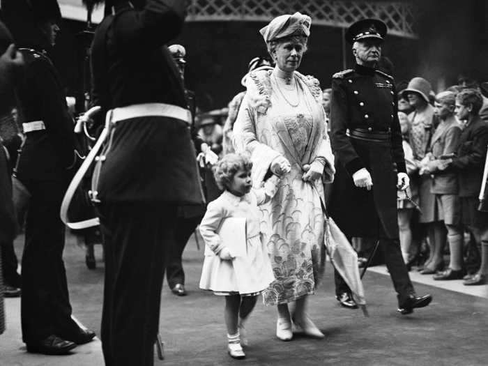 She attended the Royal Tournament at Olympia London in 1930 with her grandmother, Queen Mary.