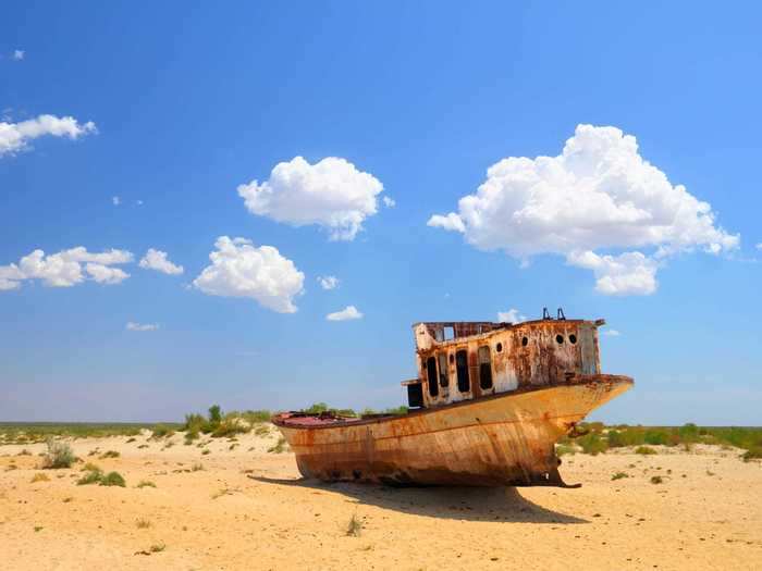 The Moynaq Ship Graveyard, Uzbekistan