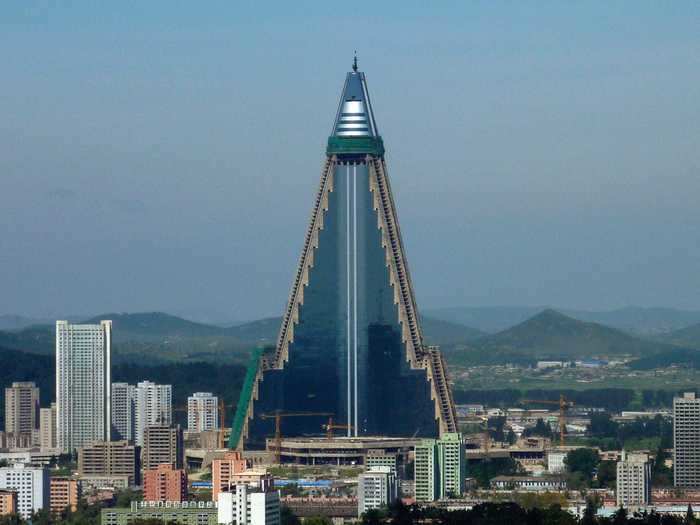 Ryugyong Hotel, Pyongyang, North Korea