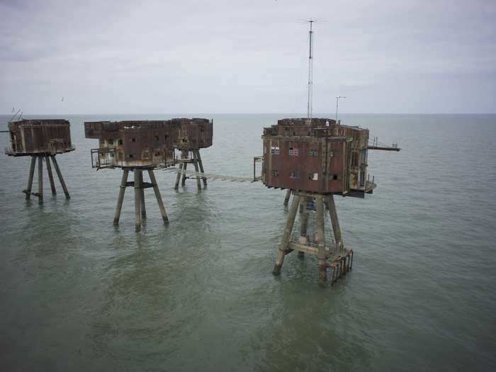 Maunsell Sea & Air Forts, Thames and Mersey estuaries, United Kingdom