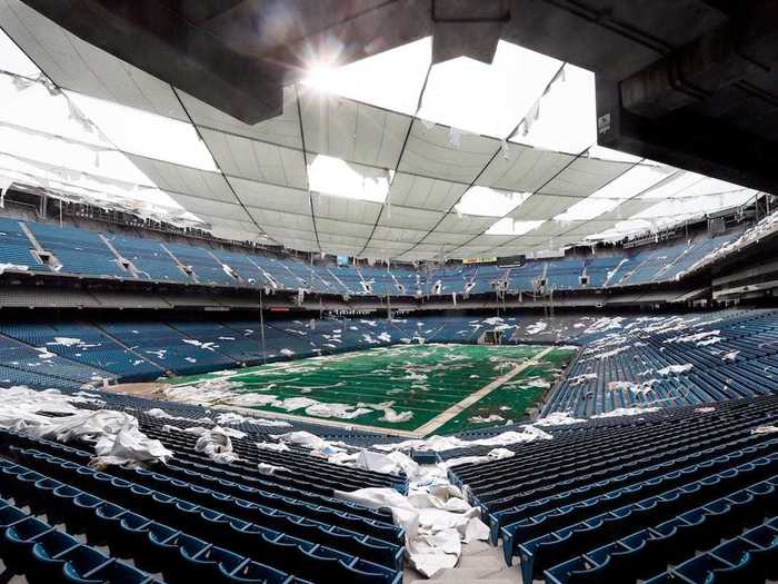 The Pontiac Silverdome, Michigan