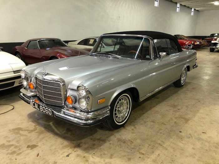 1970 Mercedes-Benz 280SE convertible.