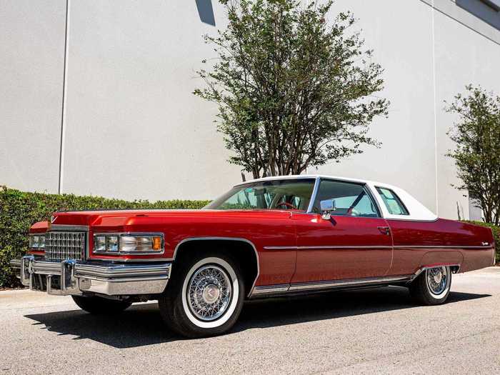 1976 Cadillac Coupe DeVille.