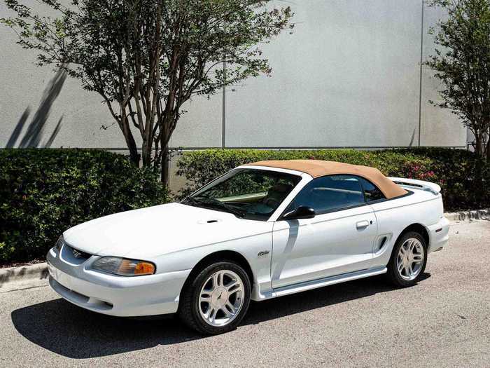 1998 Ford Mustang GT convertible.