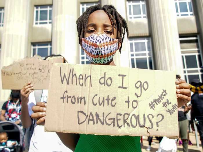 "When do I go from cute to dangerous?" a young boy asked.