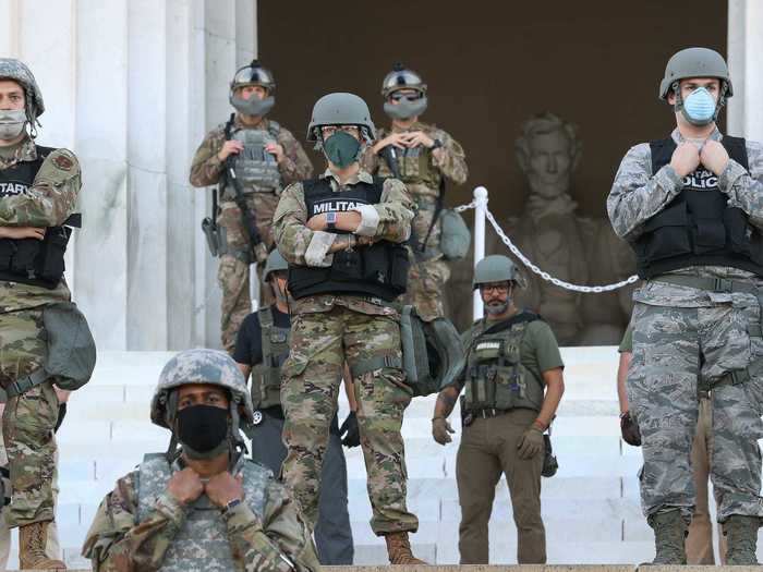 The Lincoln Memorial is the site of Civil Rights leader Dr. Martin Luther King Jr.