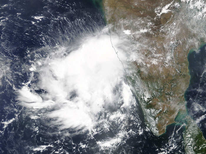 Here’s what Cyclone Nisarga looked like on May 31