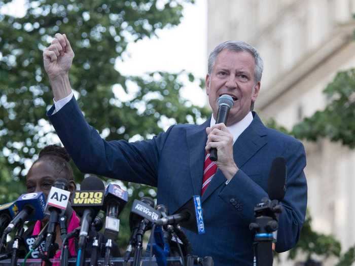 Since becoming mayor of New York, de Blasio has been known for proposing education and social reform.